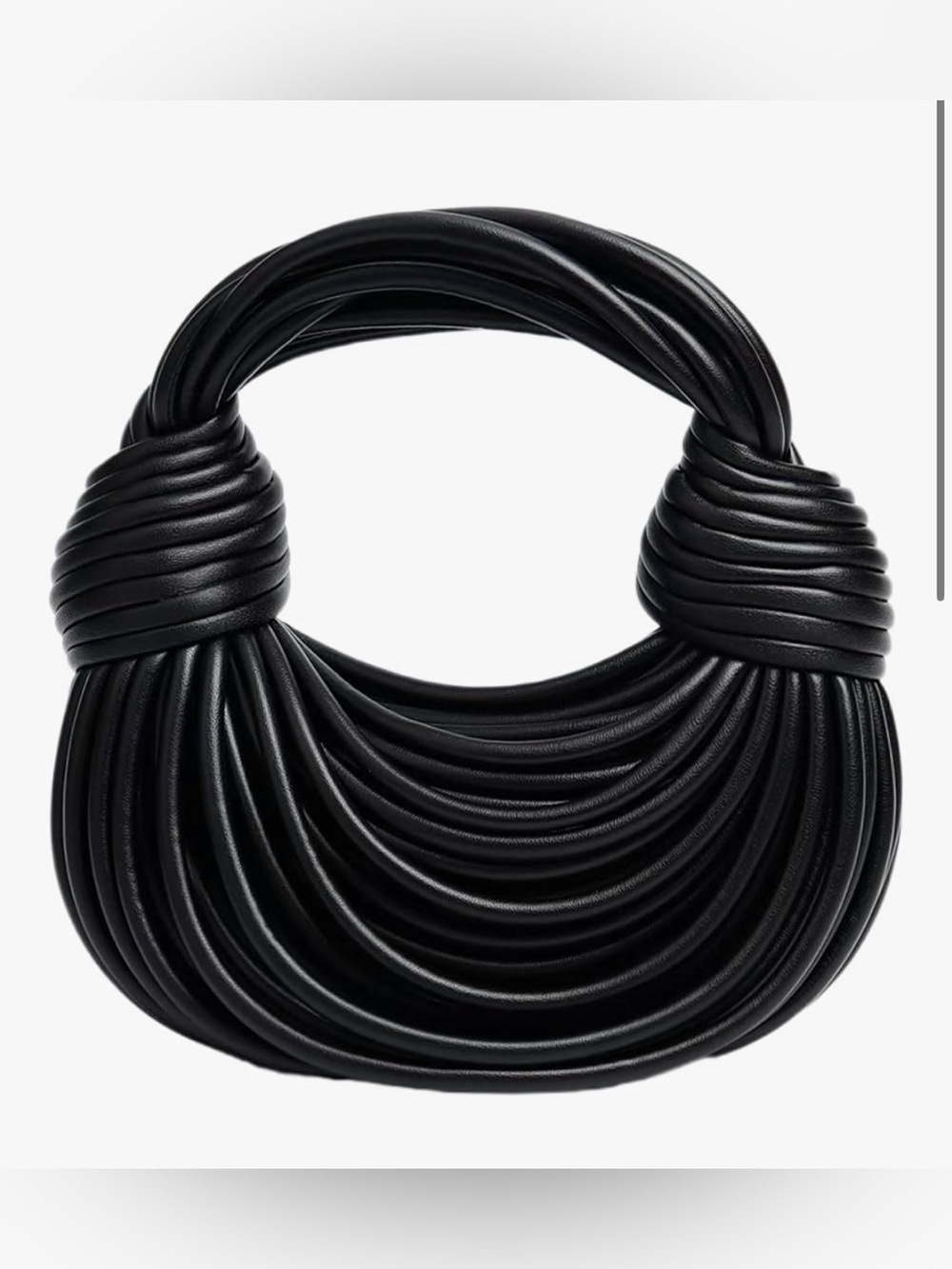 ✨ NWT Black Knot “Noodle” Vegan Leather Mini Bag ✨
